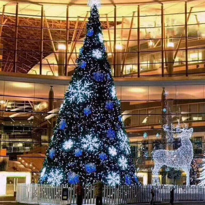 HOME LIGHTING 66ft Christmas Decorative Mini Lights, 200 LED Green Wire Fairy Starry String Lights Plug in, 8 Lighting Modes, for Indoor Outdoor Xmas Tree Wedding Party Decoration (Blue)