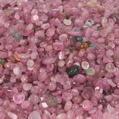 Justinstones Pink Tourmaline Chips Crushed Tumbled Stone Crystal Healing Embellishments 100 Grams