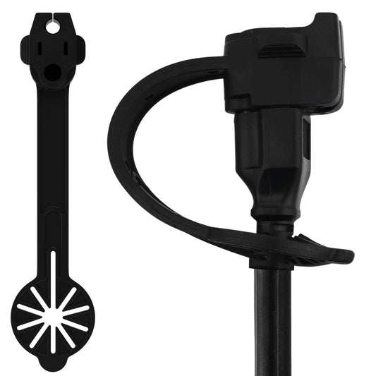 Prong Shield Outdoor Weatherproof Plug Cover - Extension Cord Waterproof Protector Covers for 120v Electric, 3 Prong Male End Weather Proof Exterior Ends Caps for Outside Electrical Plugs (5, Black)