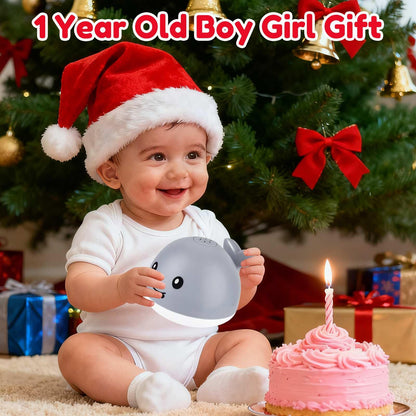 Bath Toys for Babies 6-12 Months - Water Table Accessories Pool Toys for Toddlers 1-3 - Light Up Whale Bath Toy Sprinkler - Bathtub Bathtime Fountain Baby Shower Toy 1st Birthday Girls Boys Gifts