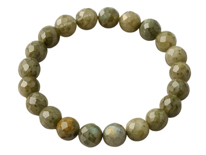 Amazing Gemstone Labradorite Bracelet for Women - Chakra Mens Bracelet Protection Crystals and Healing Stones - Blessing Bracelet Spiritual Meditation Gift Christmas Stocking Stuffers