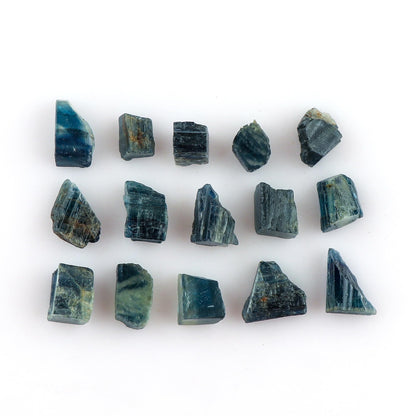 CRYSTALIS 100cts Natural Blue-Kyanite Raw Crystals, Loose Gemstone Wholesale Bulk Rough Jewelry Making Supply, Chakra And Healing Raw Stones, Wire Wrapping, DIY, Tumbling, Gem Collection