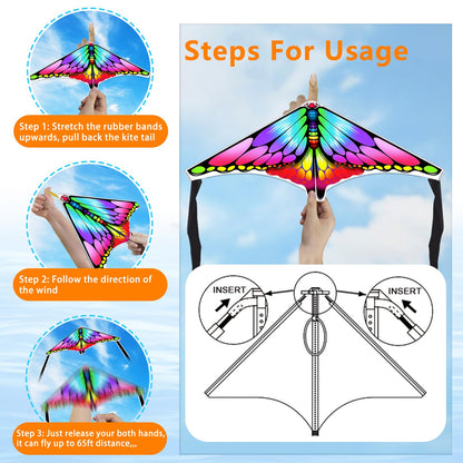 YongnKids 20 Pack Mini Kite for Kids Adult,Party Favors Finger Launcher Kites on Outdoor Indoor Toy Game Classroom Prizes Creative, Flying Kites Toys Birthday Gift for Boys Girls 3-5 4-8 Year