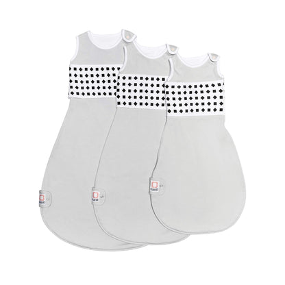 Nanit Breathing Wear Sleeping Bag, Size Medium, 6-12 Months, Pebble Grey