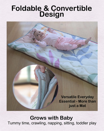 Discover the Pupilo 3-in-1 Baby Play Mat, Toddler/Baby Seat & Quiet Time – Surprising Thick Non-Slip Foam Mat. Quick and Easy Clean | Fits in Baby Playpen, Perfect for Tummy Time, Crawl & Safe Play