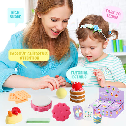 LOUFOR Air Dry Clay Kits - Modeling Clay for Kids, Ultra Light & Soft, Safe & Non-Toxic, DIY Air Dry Clays Kit with Sculpting Tools and Tutorials, Creatible Art Crafts Toys Gifts for Boys Girls