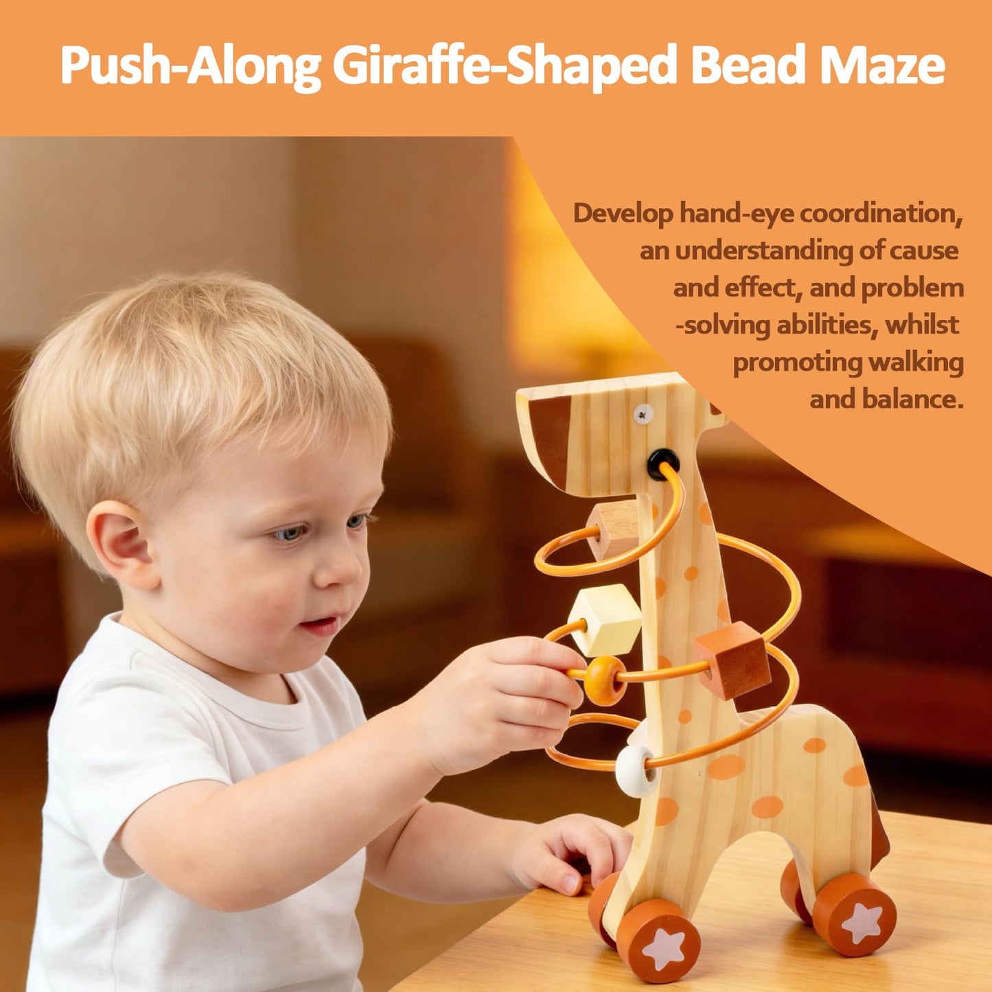 Smartwo Wooden Montessori Toys for 6-12 Months,Montessori Baby Blocks Toy for 6-12-18 Months,Shape Sorting,Xylophone,Development Toys for Girls Boys Birthday Chiristmas Gifts