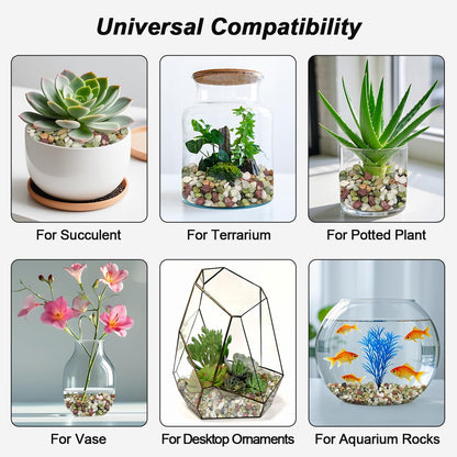 Landscaping Pebbles,River Rocks,Decorative Ornamental Pebbles,Garden Landscaping Stones,Gravel Filler for Home Decoration Flower Bed Fish Tank Plants