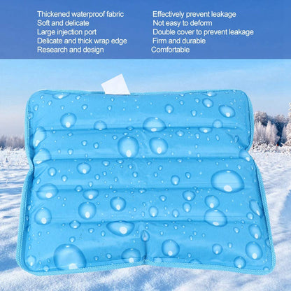 Cooling Mat, Cool Pillow Ice Pillow, Water Filling Ice Pillow Chair Pad, Multifunctional Children Adult Ice Pillow Water Seat Cushion Baby, Children, Student, Office, Car,