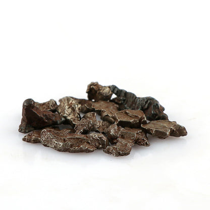 CRYSTALINES 5pcs, Genuine Raw Iron Meteorite Stones, Minerals Collection, Rare Specimen Rough Gemstones, Loose Wholesale Stones, DIY Jewelry Making, Astronomy Gifts for Space Fans