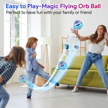 ENJSD 2025 Flying Orb Ball, Boomerang Hover Space Ball Flying Spinner, Orb Drone Orbit, Cool Toys Kids for 6 7 8 9 10+ Year Old Boys Girls Teens, Indoor Outdoor Toys