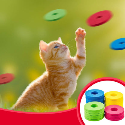 120 Pieces Foam Disc Shooter Flying Foam Disc Toy for Remote Control Robot Toy, Red, Blue, Yellow, Green