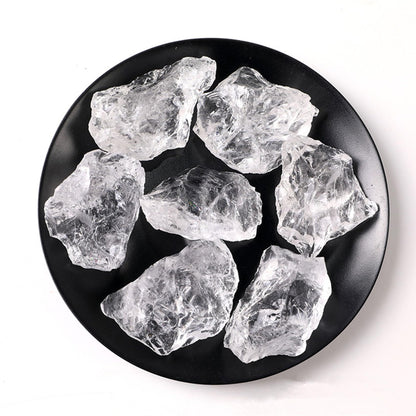 Clear Quartz Raw Crystals Healing Crystals Natural Rough Stones 1.2-2" for Tumbling, Fountain Rocks, Yoga, Meditation, Polishin, Gift 13