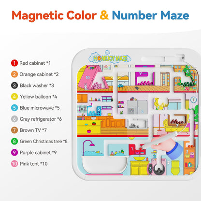INNOSKY Toddler Montessori Toy Busy Board for 1-2 Year Old Boys Girls Gift, Baby Toy 12-18 Months, Musical Learning Educational Toys for 1 Year Old, 1st Birthday Baby Boy Girl Gifts
