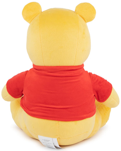 Jay Franco Disney Winnie The Pooh Pillow Buddy - Super Soft Polyester Microfiber, 16 inches (Official Disney Product)