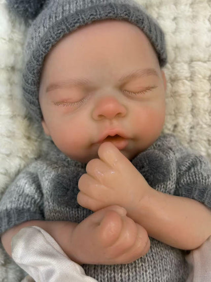 Aniiyy 13 Inch Full Silicone Reborn Baby Dolls-13 Inch Realistic Newborn Anatomically Correct Girl,Silicone Full Body Lifelike Baby