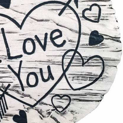 Spoontiques - Garden Décor - I Love You Stepping Stone - Decorative Stone for Garden
