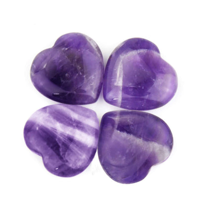 Marrywindix 15 Packs 0.8 Inch Healing Crystal Natural Heart Love Carved Palm Worry Stone Chakra Reiki Balancing