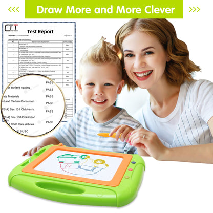 Toddler Girl Boy Toys,Magnetic Drawing Board Toddler Toys for 3 Year Old Girls Boys,1 Pen Doodle Board Kids Toys for 3 Year Old Boy,Class Must Haves Essentials Gifts for Girls Boys Birthday Easter