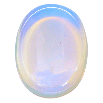 Amazing Gemstone Opalite Worry Stone Crystals and Healing Stones - Worry Stones for Stress Relief Gifts - Piedra Crystal Fidget for Meditation,Relaxation - Unique Stocking Stuffers and Birthday Gifts