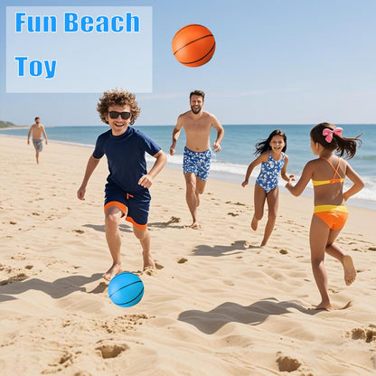 Mini Toy Basketballs, Small 6 Inch Replacment Ball for Indoor Mini Basketball Hoop, 6" Small Replacement Basketball, Toddler Balls, Beach Sand Toy Rubber Ball for Inflatable Pool Hoop Kids Adult