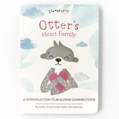 Slumberkins Otter Snuggler & 2 Board Books Complete Set Bundle | Promotes Family Bonding, Building Connections & Acceptance | Social Emotional Learning (Otter Snuggler Plush + 2 Board Books)