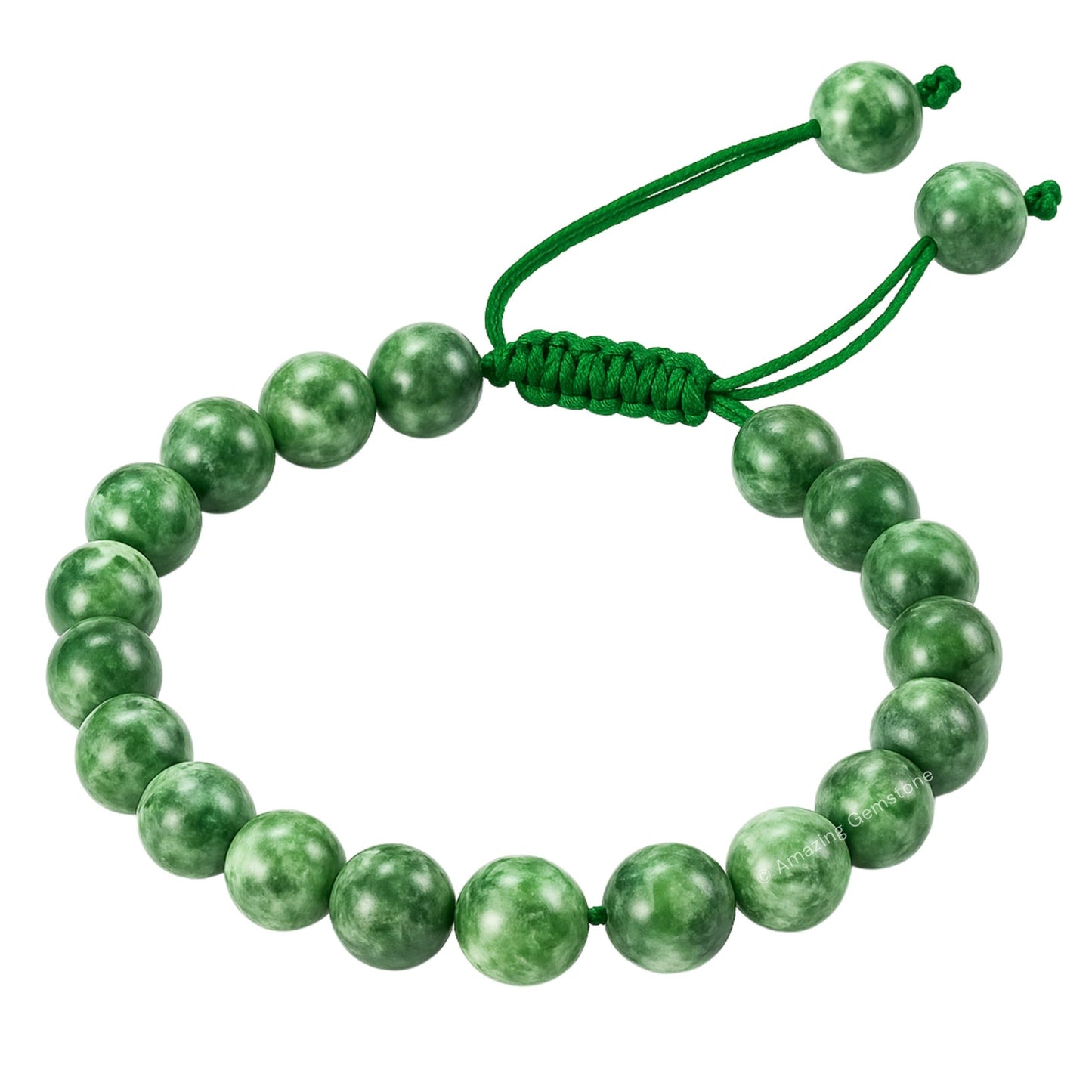 Amazing Gemstone Tree Agate Bracelet for Women Men's Gifts - Protection Healing Crystal Bracelet - 8mm Gemstone Beaded Adjustable Bracelet