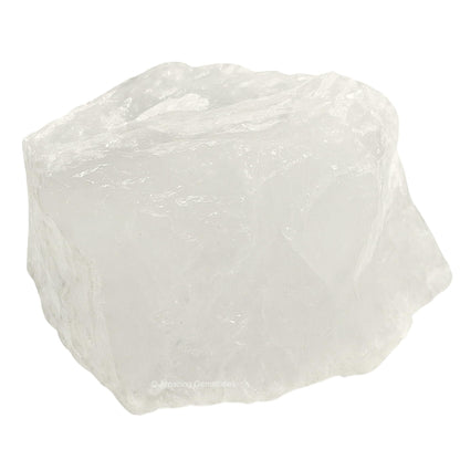 Amazing Gemstone Clear Quartz Raw Crystals and Healing Stones, Natural Rocks For Tumbling - DIY Raw Stones And Crystals (1 Piece)