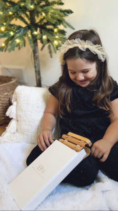 Brooklyn Neutral Xylophone, Montessori Musical Toy for Toddlers and Young Kids with a Modern Boho Aesthetic, Perfect in a Nursery, Playroom or as a Gender Neutral Baby and Birthday Gift
