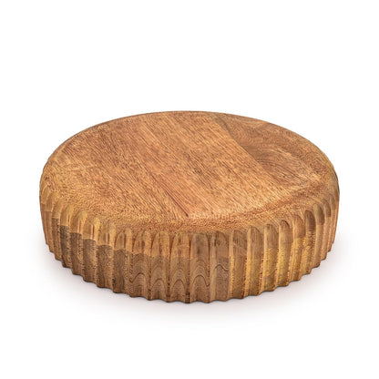 Kimona Fruit Bowls Wooden Fruit Bowl or Candy Bowl, Elevate Your Space With A Unique Bowl Centerpiece (10" X 10" X 2.5")