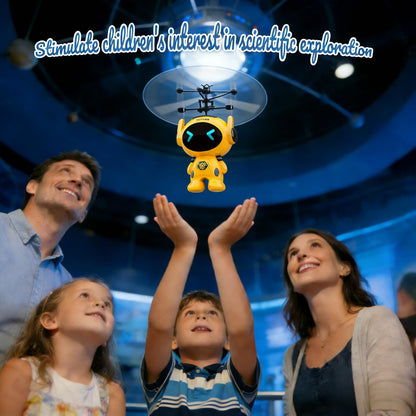 Flying Toys for Kids Mini Drones for Kids 8-12 with LED Light Indoor Rechargeable Mini Helicopter Toy Mini Robot Toy Cool Toys Gift for Boys & Girls Age 6-12