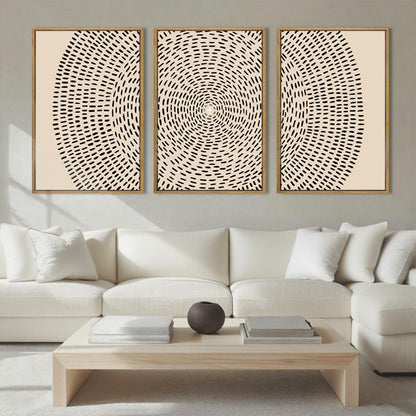 ANHUIB Jesus Wall Art 16x24 Inch Jesus Feeds The 5000 Canvas Wall Art Set of 3 Framed Easter Christian Wall Decor Modern Abstract Art Print for Living Room Bedroom Office