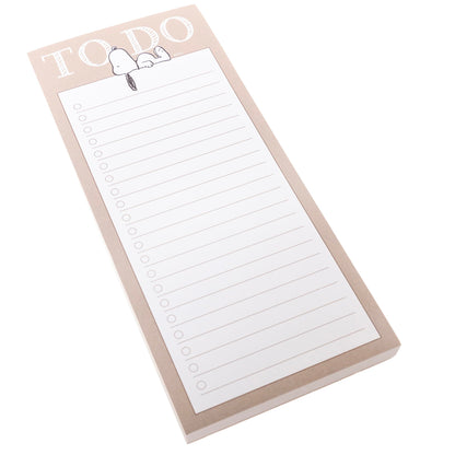 Graphique Snoopy Magnetic Notepad, 100 Tear-Away Sheets for Grocery, Shopping & To-Do Lists, Magnetic Writing Pad for Fridge, Kitchen, Office, Fun Gift for Snoopy Lovers