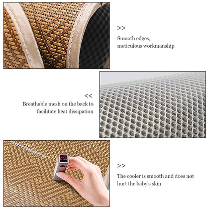 Universal Stroller Cool Seat Liner Summer Cooling Liner Pad Comfortable Air Flow Moisture Wicking 3D Rattan Cushion Mat for Stroller Car Seat Pushchair Pram