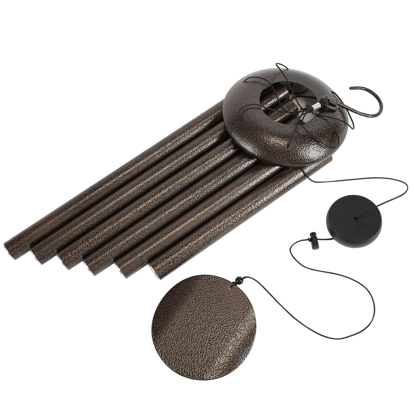 Large 40" Wind-Chimes-Outdoor-Deep-Tone, Soothing Melodic Tones Windchimes, Wind Chimes for Outside, Brown Memorial Wind Chime Best Gift for Mom Women Grandma Neighbors
