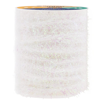 Mandala Crafts Iridescent Tinsel Garland – 30 Feet Thin Metallic Foil Glitter Garland for Christmas Tree, Party, Wedding Decor, and Holiday Decorations