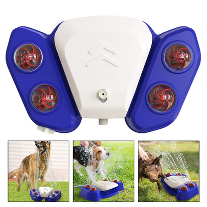 Yardwe Pet Automatic Drinking Fountain and Shower Spray Toy for Dogs Multifunctional Puppy Bathing Water Fountain Creative Water Spray Design