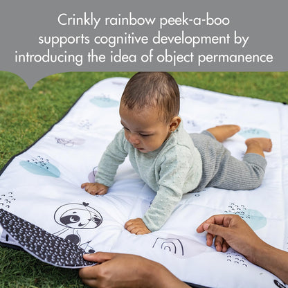 Tiny Love Black & White Décor Collection XL Outdoor Mat, Black & White