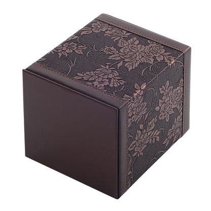 Tissue Box Cover Square,Modern Leather Tissue Box Holder for Napkin Facial Paper Organizer Bottom with Magnet Reinforcement for Home/Hotel/Restaurant/Office/car/Living Room(Retro)