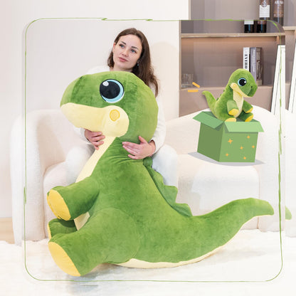 Jrystar 31" Large Dinosaur Stuffed Animals for Boys, Soft Jumbo Trex Plush Toys, Big Stuffed Dinosaur Plushie, Giant Dino Plush Toys, Gifts for Kids Girls Adults on Birthday Children's Day Christmas