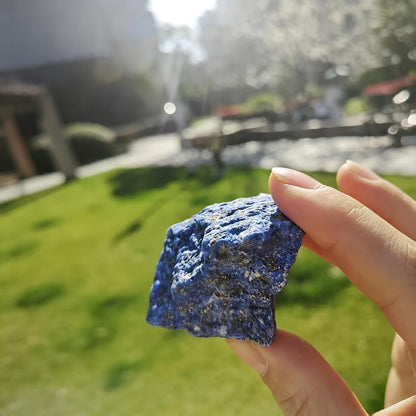 0.45lb Natural Lapis Lazuli Bulk Raw Crystals 1.2-2″Large Healing Stones for Tumbling, Wire Wrapping, Reiki, Meditation, Wicca, Chakra Balancing