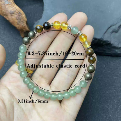 Long tiantian Crystal Money Bracelets for Women Wealth Attraction Green Jade Feng Shui Luck Bracelets Healing Protection Jewelry Spiritual Friend Birthday Jewelry Gifts