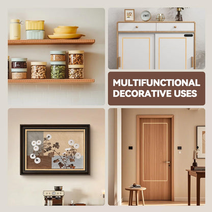 Jikvmis 15. 75 Inch Unfinished Wood Beaded Trim ，Cute Decorative Beaded Wood Trim HLF Woden Bads Tim Mlding for Home Wall Cabinet Shelf Window Door (0.55“ (14mm) x8pcs)