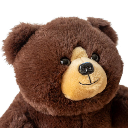 Lunapuer Bear Sensory Weighted Vibrating Pillow, Pressure Activated for Kids Adults, Plush Minky Soft Size: 11 by 20 inches Pillow Animal, Calming Therapy for Focus and Balance for Gift Birthday