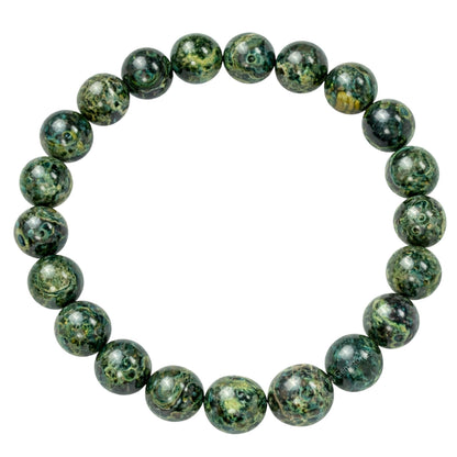 Amazing Gemstone Crystal Bracelet for Women Men's Gifts - Protection Healing Crystal Bracelet - 8mm Gemstone Beaded Stretchable Bracelet Pulseras Para Hombres Mujer Stocking Stuffers Mothers Day Gift (Kambaba Jasper)