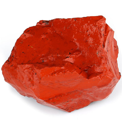 YATOJUZI Red Jasper 1.8-2.2" Natural Raw Stones and Healing Crystals Large Stone Rough Crystal Rocks for Tumbling Cabbing Polishing Fountain Rocks Decoration 1PCS