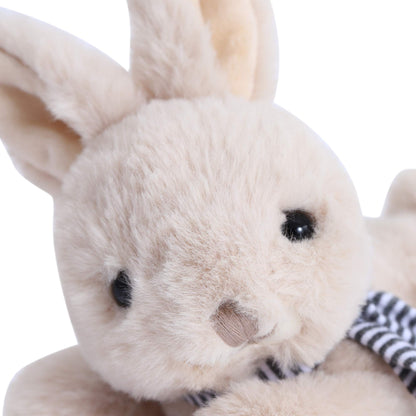DILLY DUDU Beige Bunny Rabbit Stuffed Animal Plush Toy Best Gifts 6-Inch