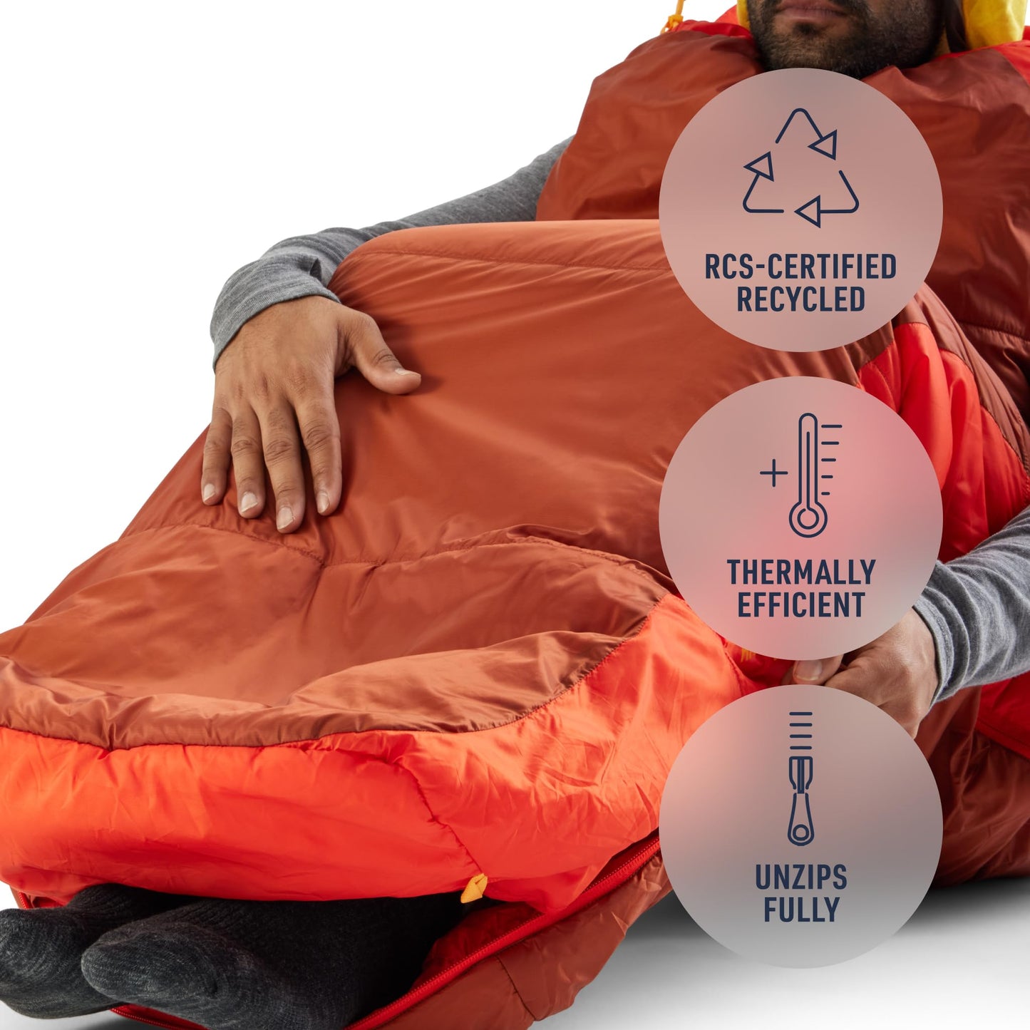 Sea to Summit Hamelin Synthetic Sleeping Bag, 15-Degree, Regular