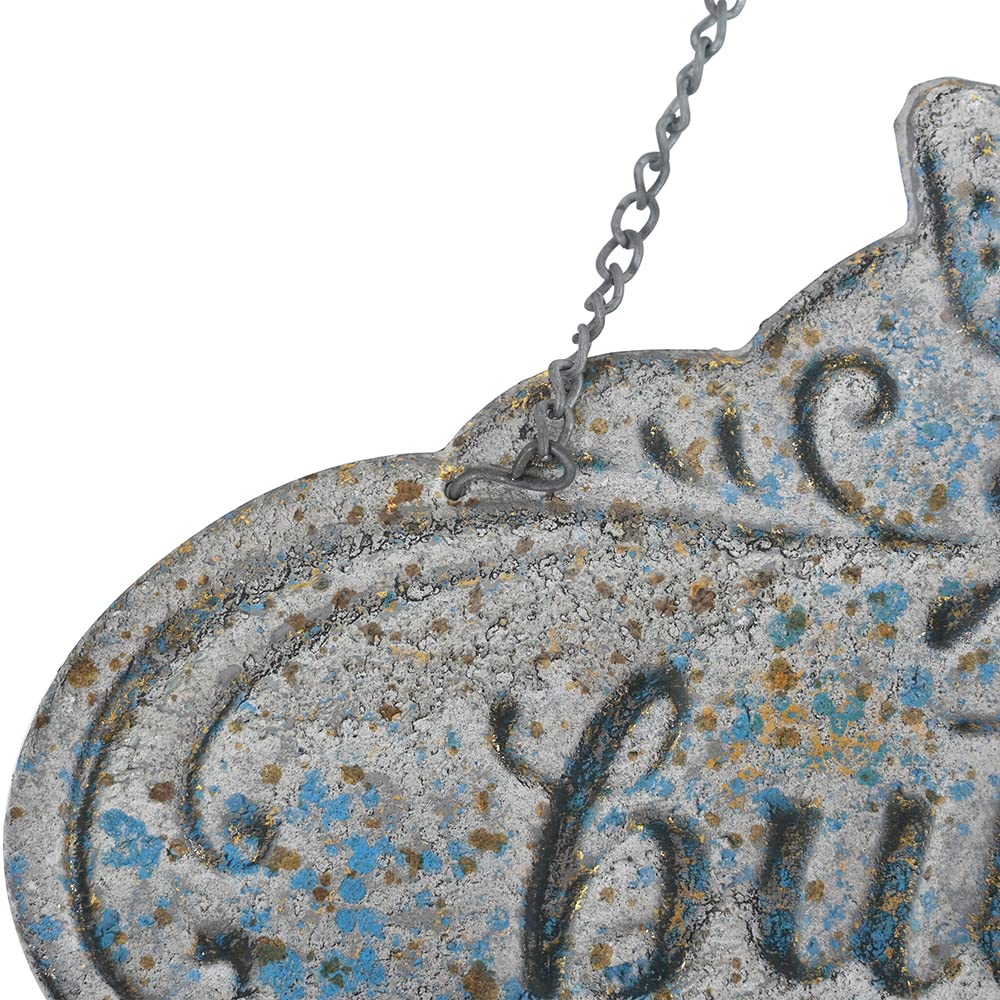 Chic Garden Decorative Butterfly Wall Signs Metal Yard Signs(Incl Stake and Chain)