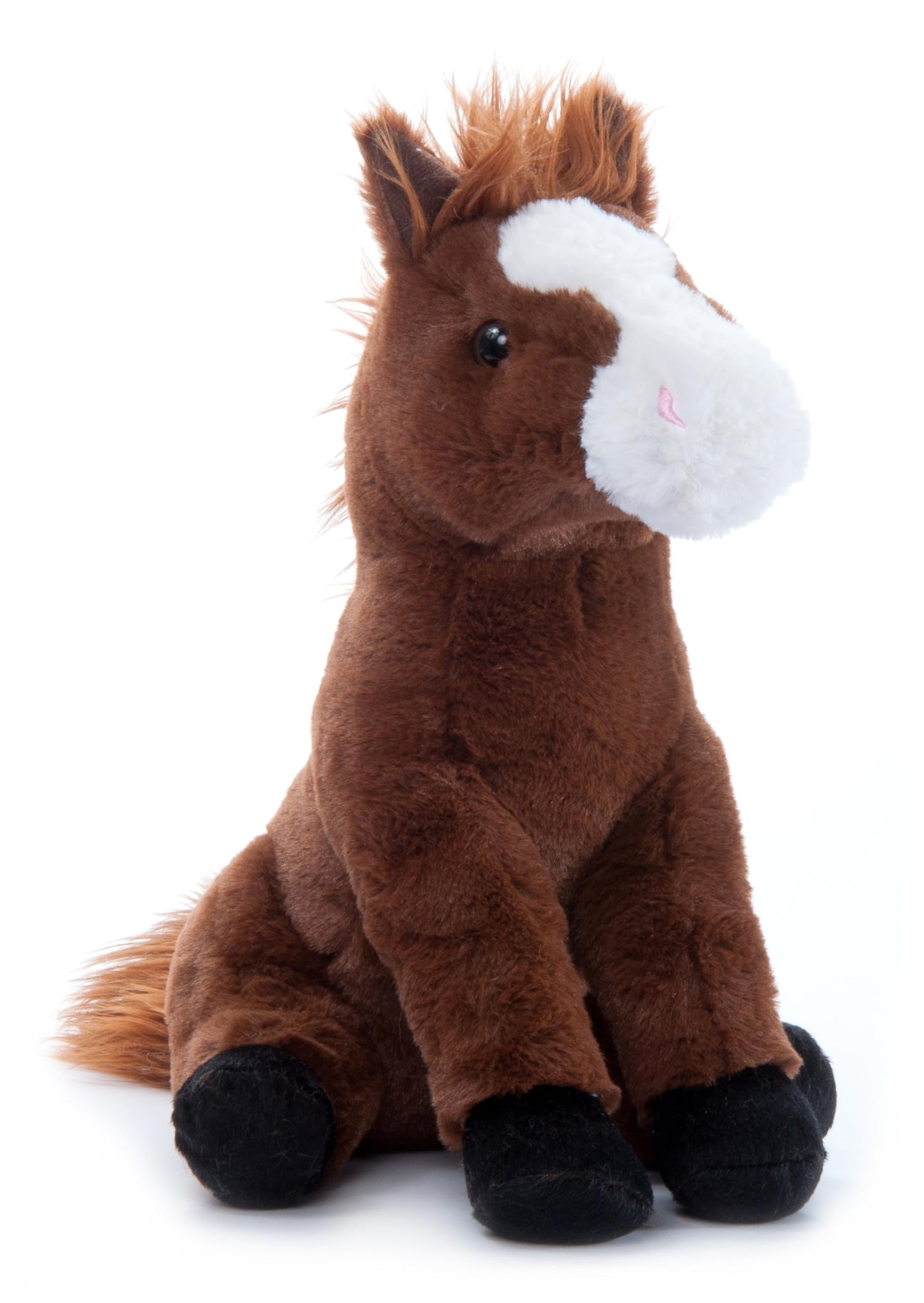 The Petting Zoo Horse Stuffed Animal Plushie, Gifts for Kids, Wild Onez Farm Animals, Horse Plush Toy 12 inches
